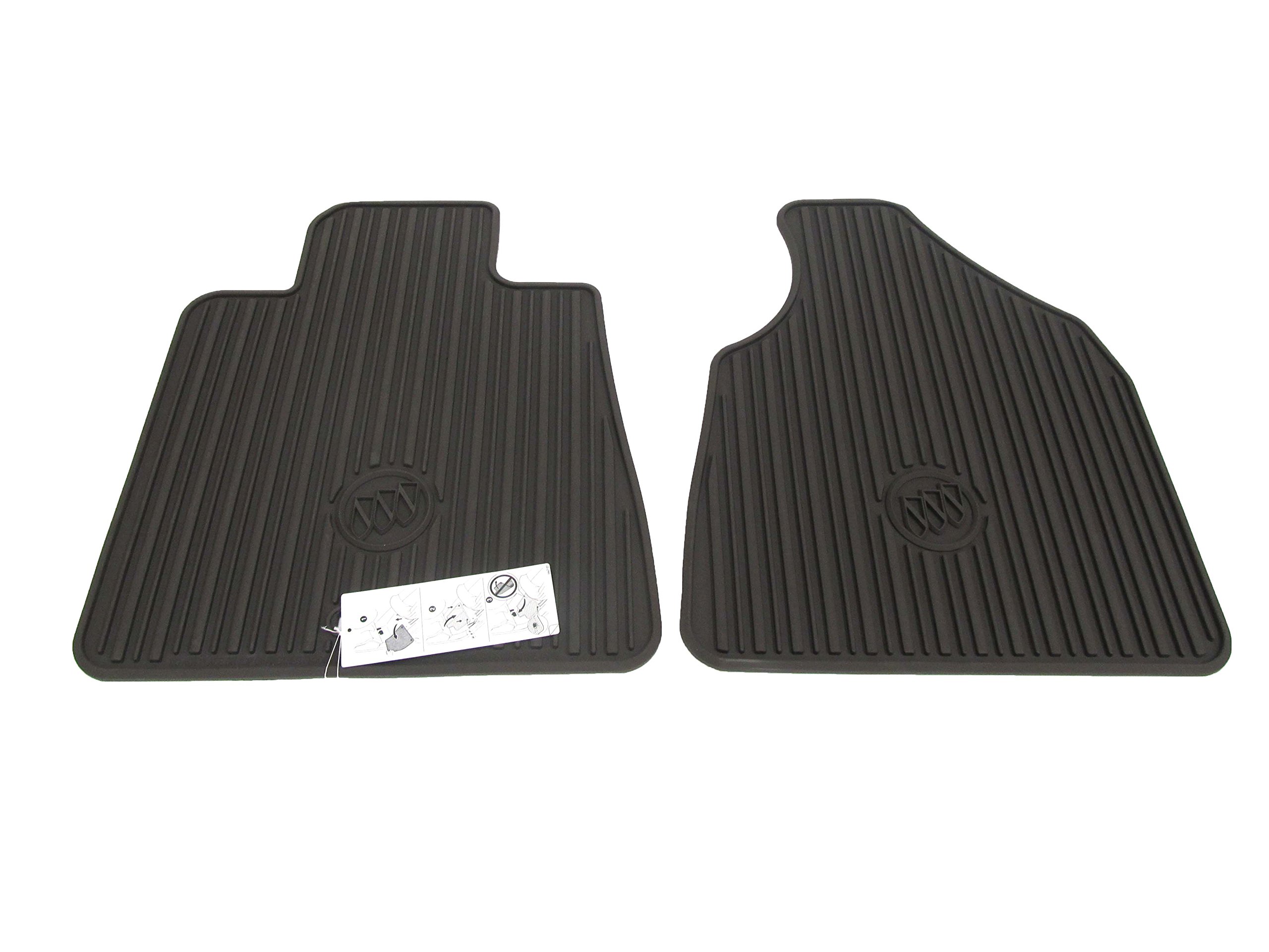 OEM New Front Premium All Weather Rubber Floor Mats Cocoa 12-17 Enclave 22890386