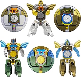 6PCS Transformable Fidget Spinners for Kids Party Favor, Deformable Robot Spinner Fidget Toys, Fingertip Gyros Stress Relief Sensory Toy Stocking Stuffers Bulk Gifts Kids Classroom Prizes