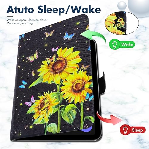 Miniatura 110 de Dteck Funda para iPad mini de 7/6ª generación (A17 Pro/A15) versión 2024/2021 (8.3 pulgadas), bonita funda con diseño de árbol con función