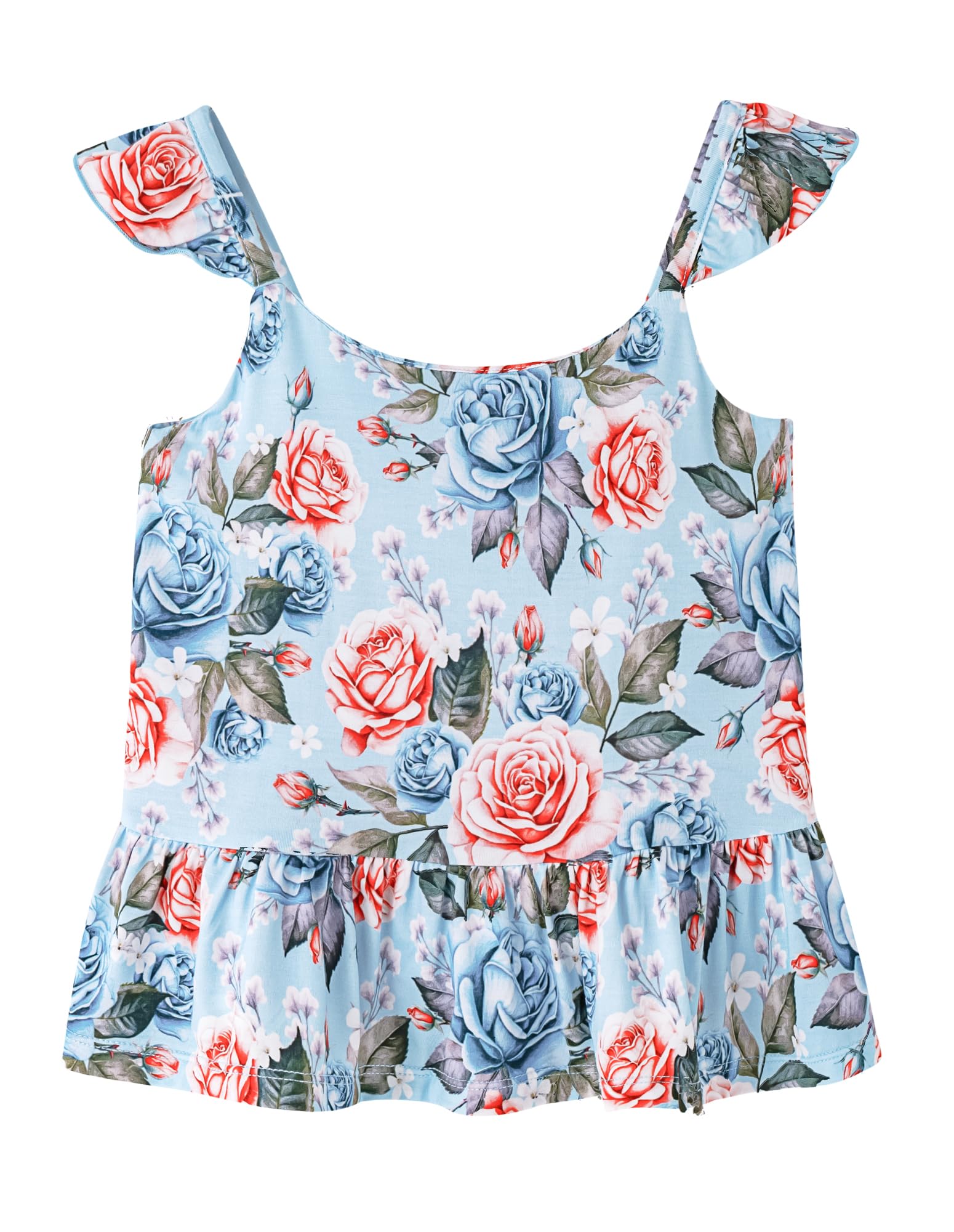 Baby Girl Sleeveless T-Shirts Toddler Infant Girls Tank Top T-Shirt Viscose from Bamboo Summer Cool Tees 3Months-5T
