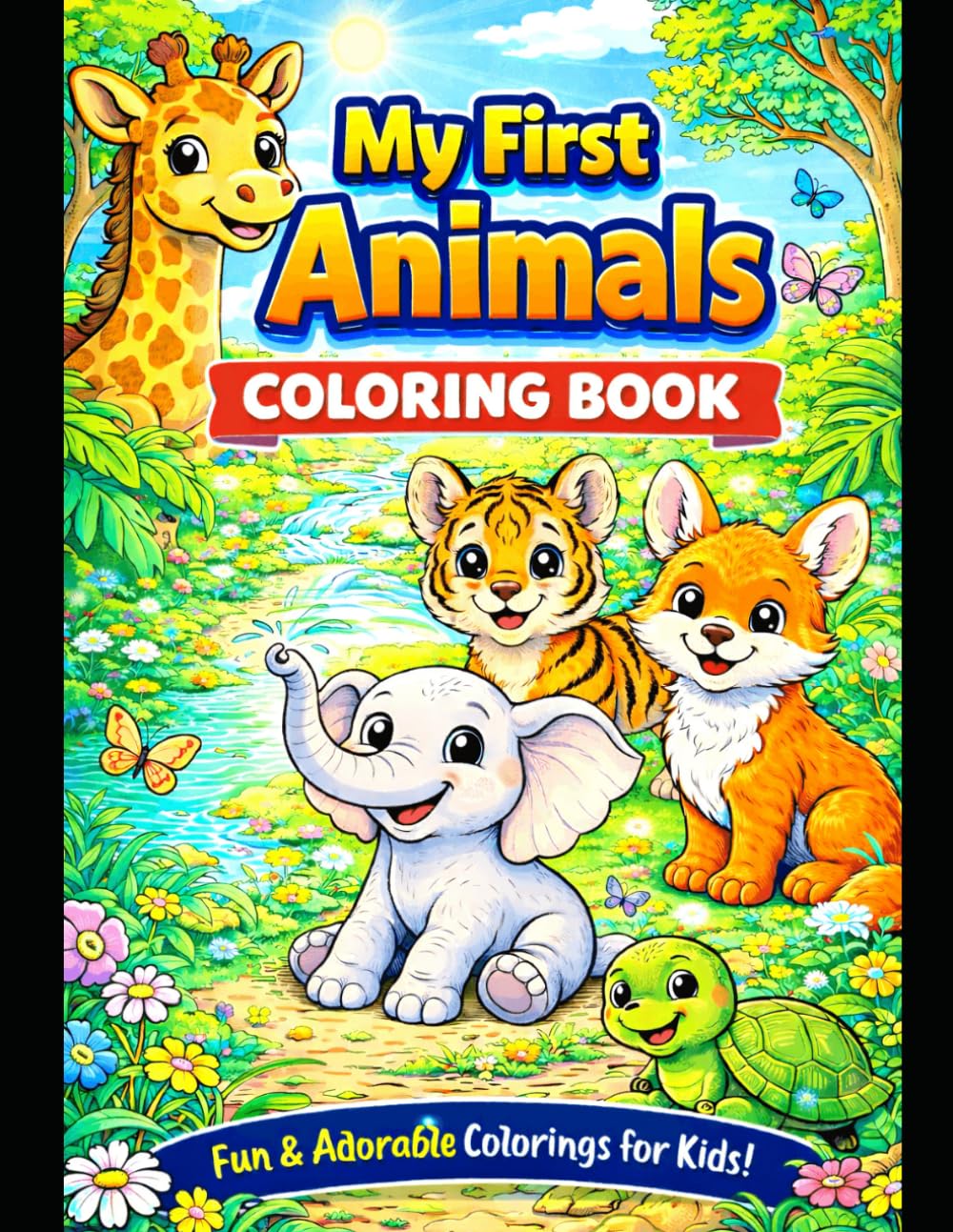 My First Animal Coloring Book