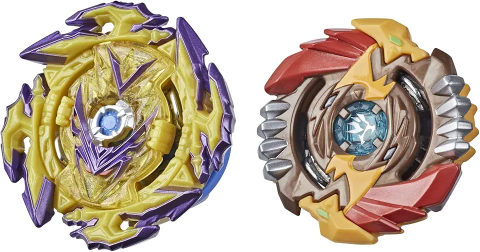Jogo Pião Beyblade Burst Surge Speedstorm Spear Valtryek V6 e Regulus R6 - Kit Duplo de Piões - F2301 - Hasbro