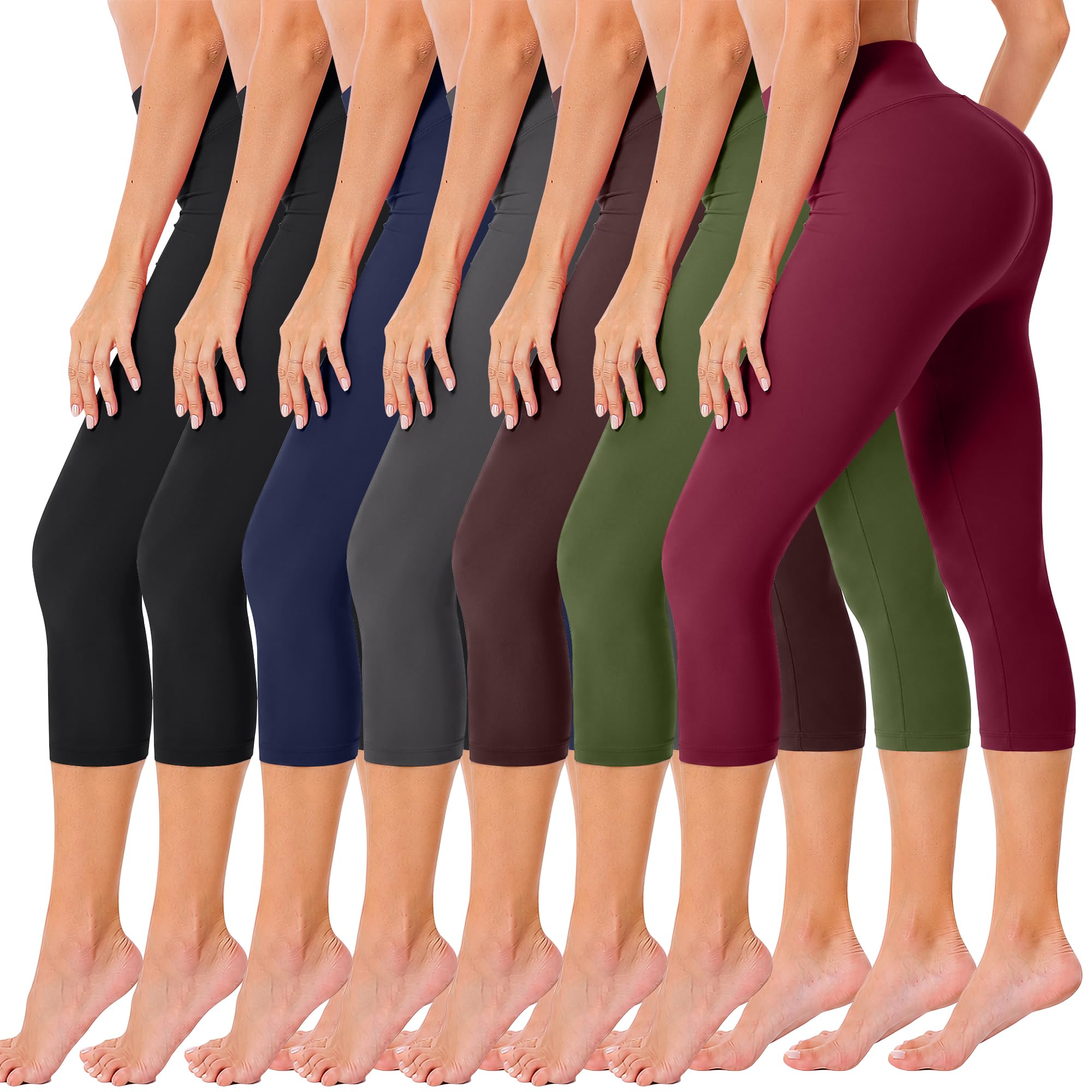VALANDY Creamlush High Waisted Leggings for Women Full Length &amp; Capri