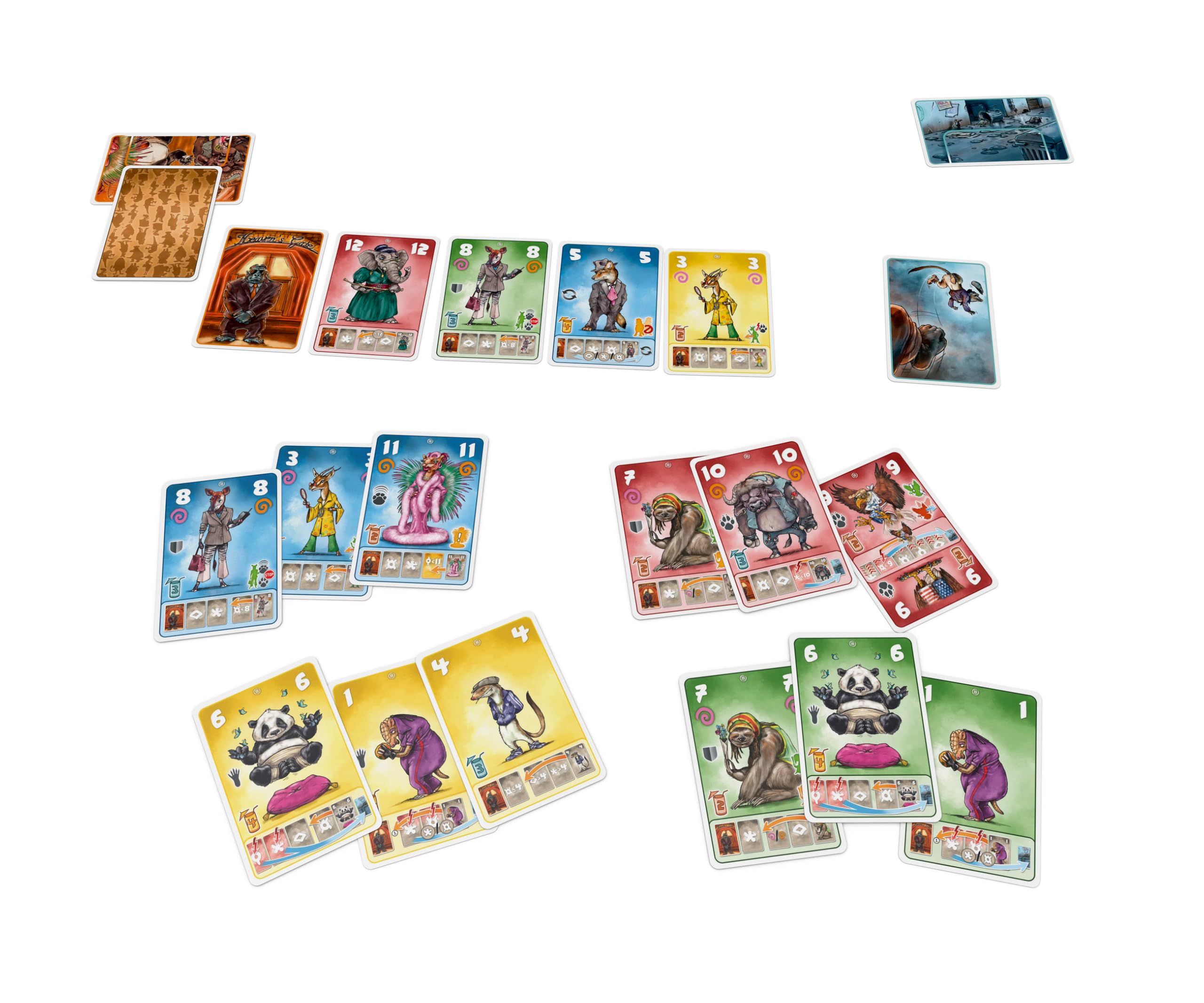 Zoch Beasty Bar Kartenspiel – XXL-Karten, Für 2–4 Spieler Ab 8 Jahren | Strategiespiel Mit Tierischen Charakteren