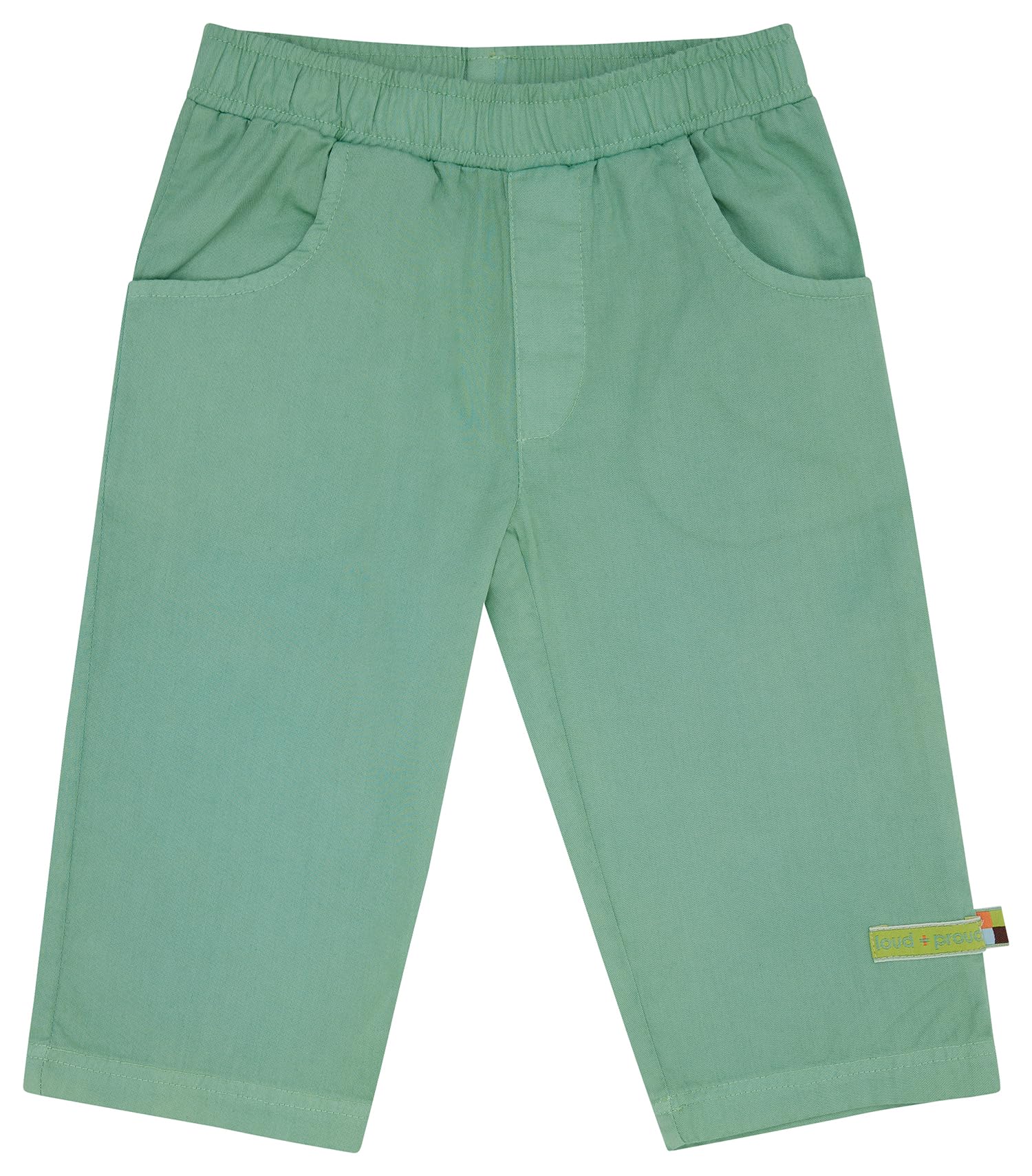 loud + proud Light Twill, Uni, Aus Bio Baumwolle, Gots Zertifiziert - Spodnie Uniseks - dzieci