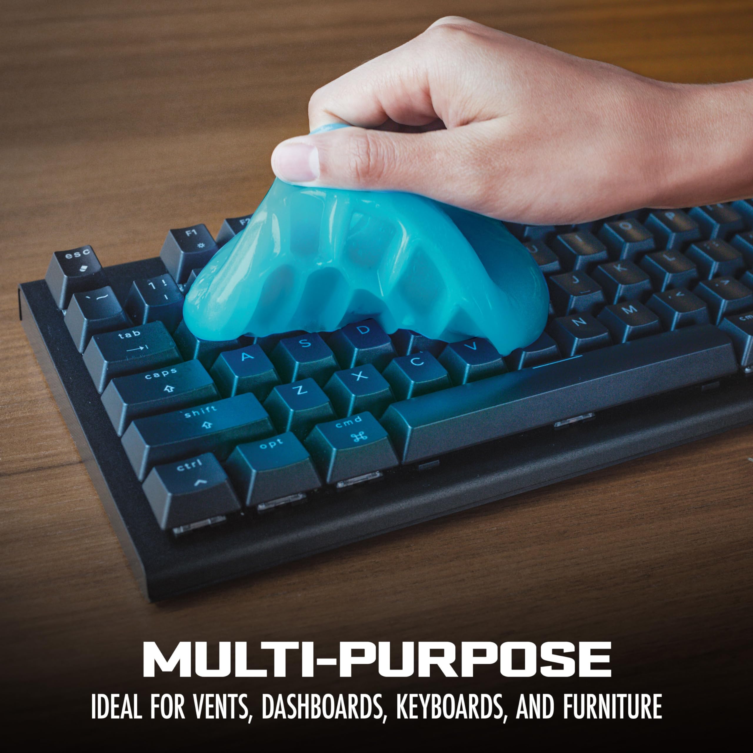 Auto Joe ATJ-DCG1-1PK Car Cleaning Gel, Automotive Dust Car Crevice Cleaner, Slime Auto Air Vent and Interior Detail Removal, Car Putty and Keyboard Cleaner, One Pack…