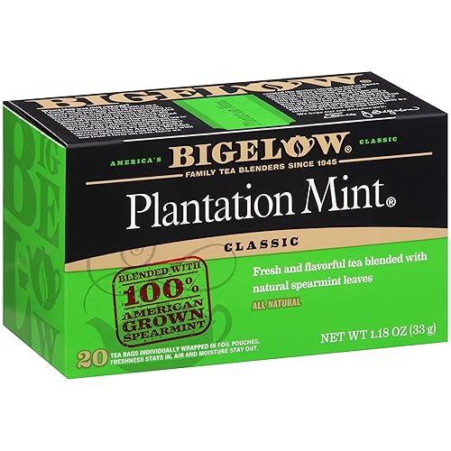 Miniatura 2 de Bigelow Tea Perfectly Mint - Té negro (paquete de 6) y té de hierbas Medley de menta (paquete de 6)