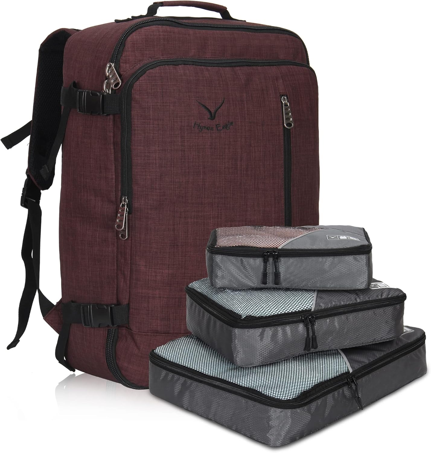 Hynes Eagle Carry on Backpack 38L Large Travel Backpack