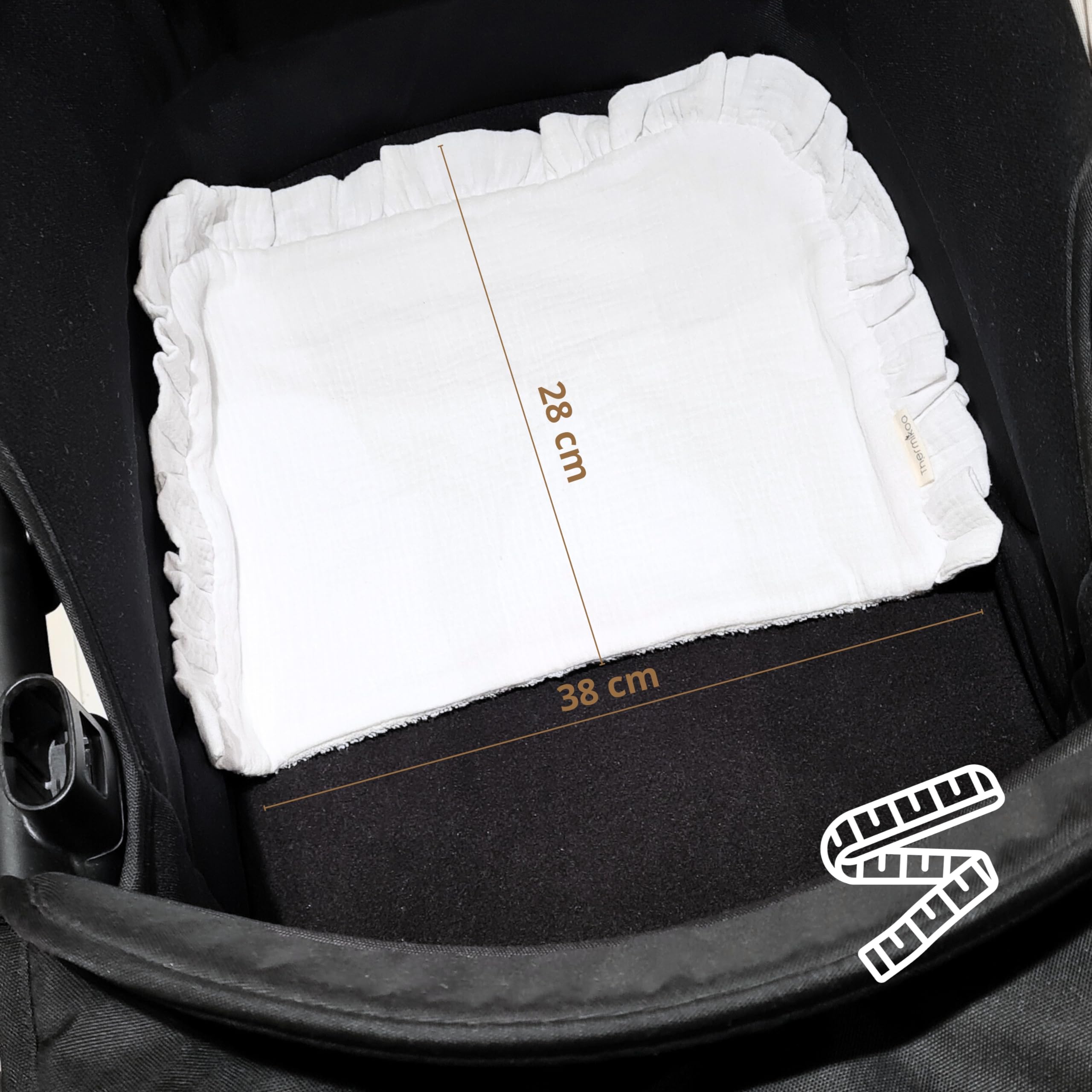 Thermikoa Protège Matelas Bébé Coton Alèse Absorbante Lange Mousseline Multi Usage Couffin Nacelle Bave Régurgitations Allaitement Douceur Naturelle Pack 2