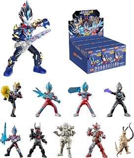 BLOKEES Ultraman | Galaxy Version 9pc PDQ Wave 9 | Glitter Ginga | Model Kits | Ages 9+