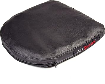 AIRHAWK Ergonomic Office/Chair Seat Cushions with Leather Cover for Desk, Stadium Seats, Construction, Airlines, Car & Truck Driver Use, Pressure Relief, Posture Support