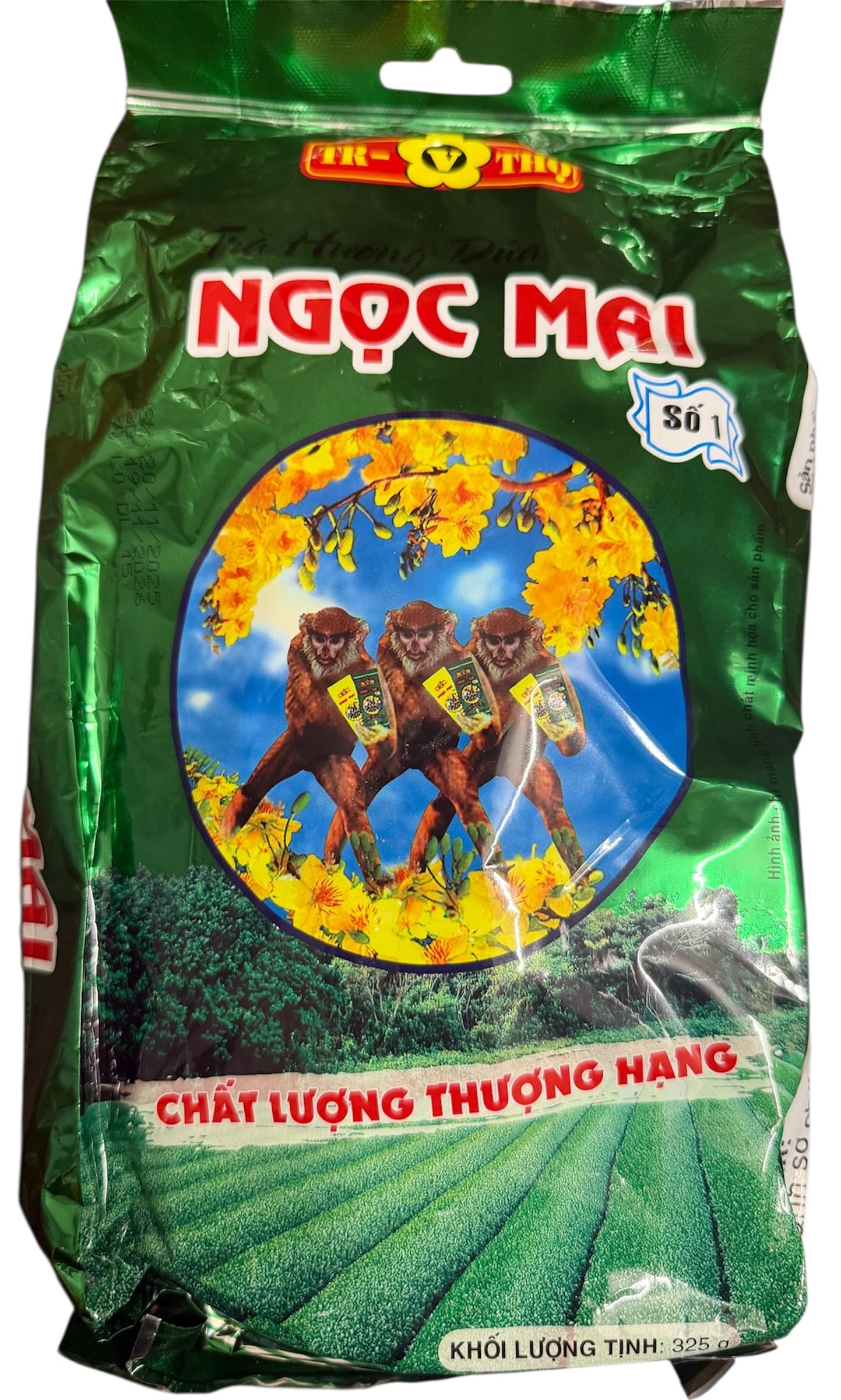 Ngoc Mai Vietnamese Pandan Green Tea - Tra Sam Dua 325g
