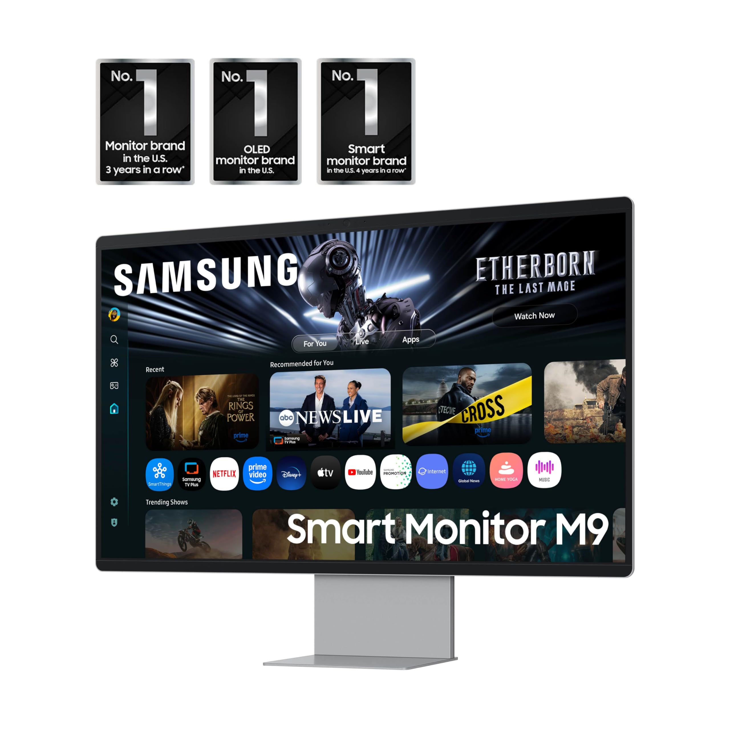 Amazon.com: Samsung 32” OLED M9 (M90SF) Smart Monitor with 4K QD