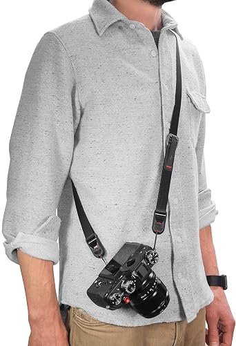 Peak Design Leash Camera Strap - Configurable as a Sling, Neck, Shoulder Strap or Safety Tether, Adjustable, Compact