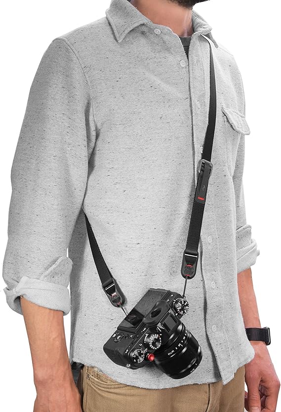 Peak Design Leash Camera Strap - Configurable as a Sling, Neck, Shoulder Strap or Safety Tether, Adjustable, Compact