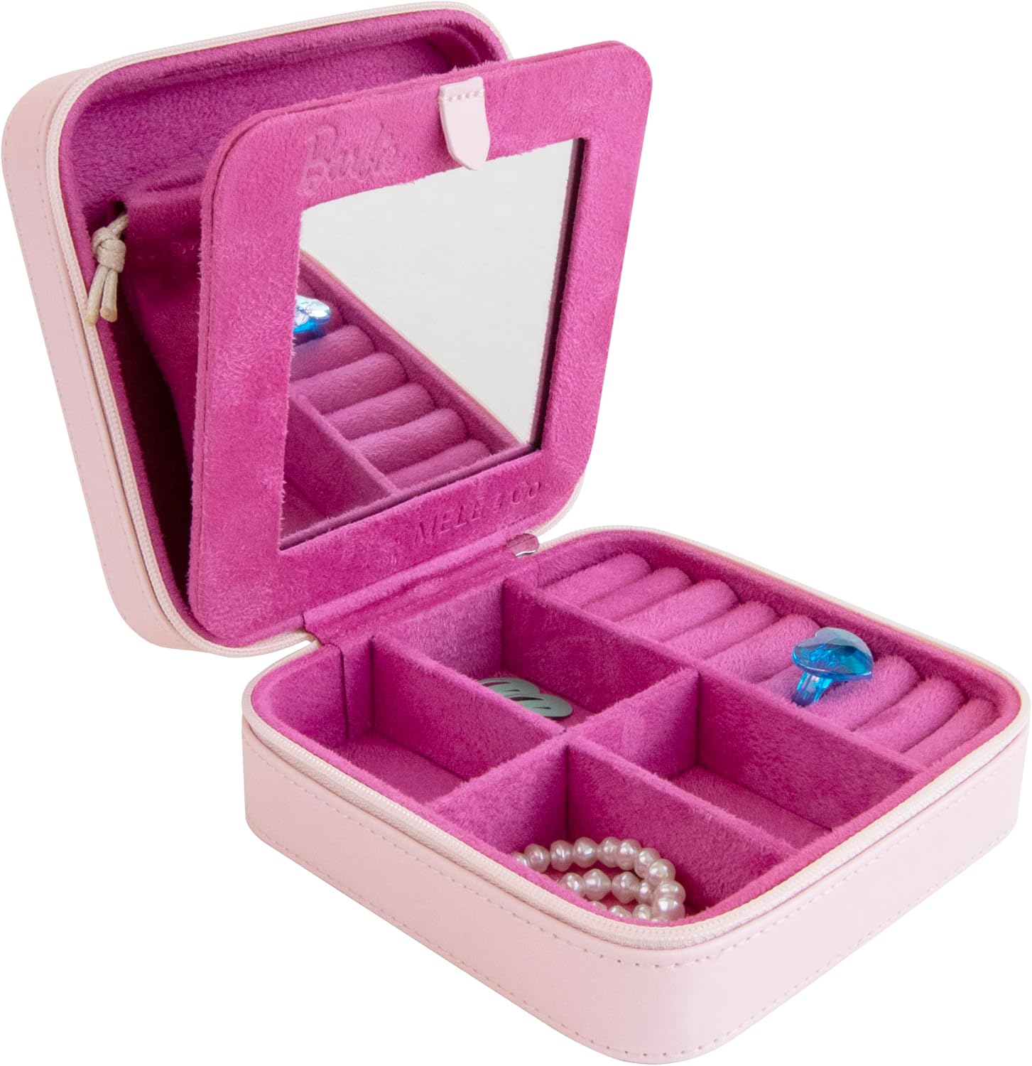 Barbie Bitsy Bijou Vegan Leather Travel Jewelry Case by Mele and Co