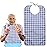 Pafusen Adult Bibs for Men - Waterproof Clothing Protector for Adults - Reusable Large Feeding Bibs for Men with Crumb Catcher - Machine Washable