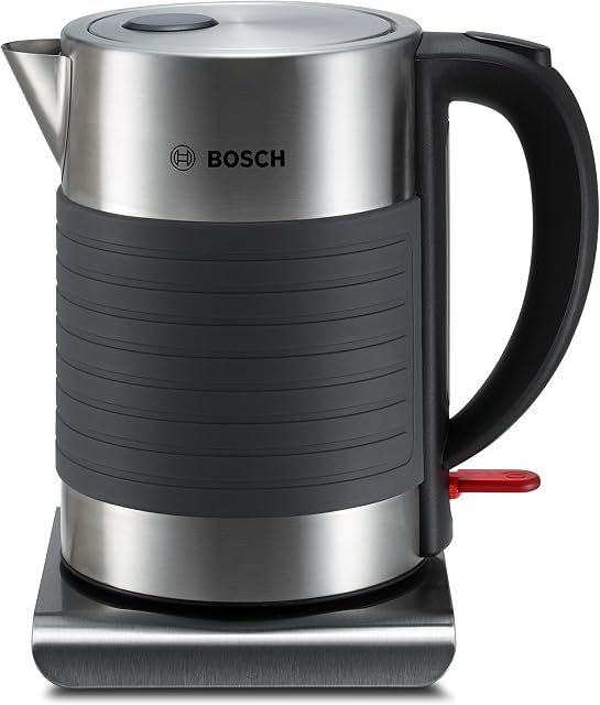 Bosch TWK7S05GB Silicone Kettle, Stainless Steel