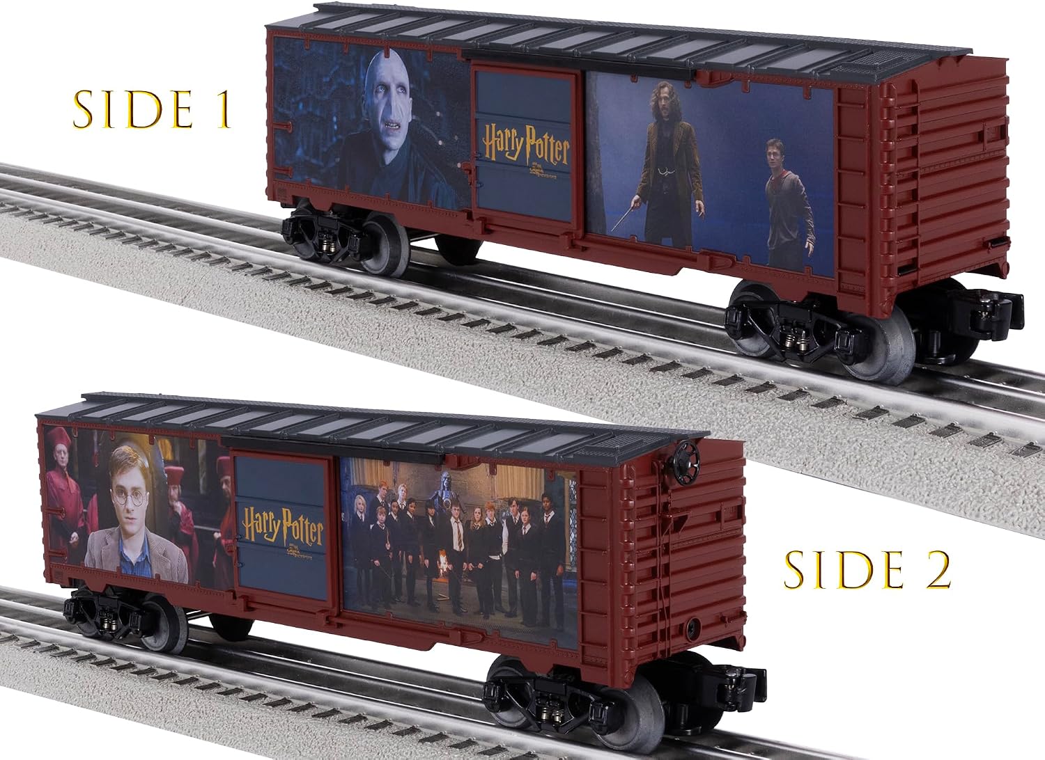 Lionel Harry Potter and the Order of the Phoenix O Gauge Boxcar, Model Train Car with Opening Doors, Diecast Trucks, Operating Couplers, Age 14+