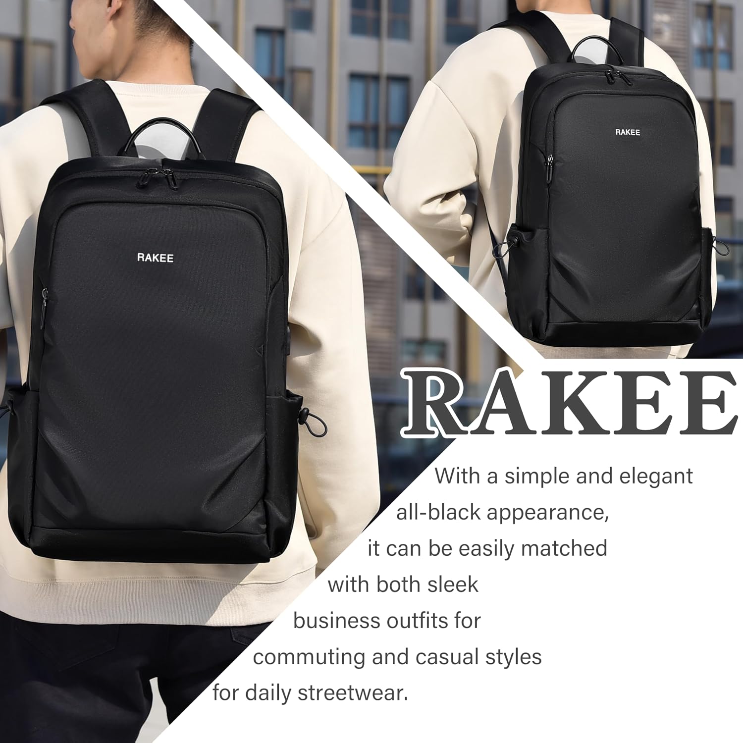 Casual Daypack Backpacks for Men Business Backpack Outdoor Bag Travel Bag Large Capacity
