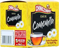 Chinezinho Chá De Camomila Para Infusão 10 Gramas Com 10 Saquinhos