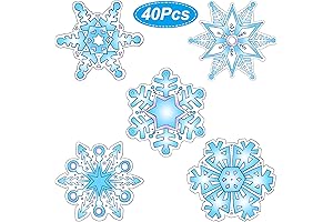 Snowflake Classroom Decorations for Festive Winter Wonderland Ambiance