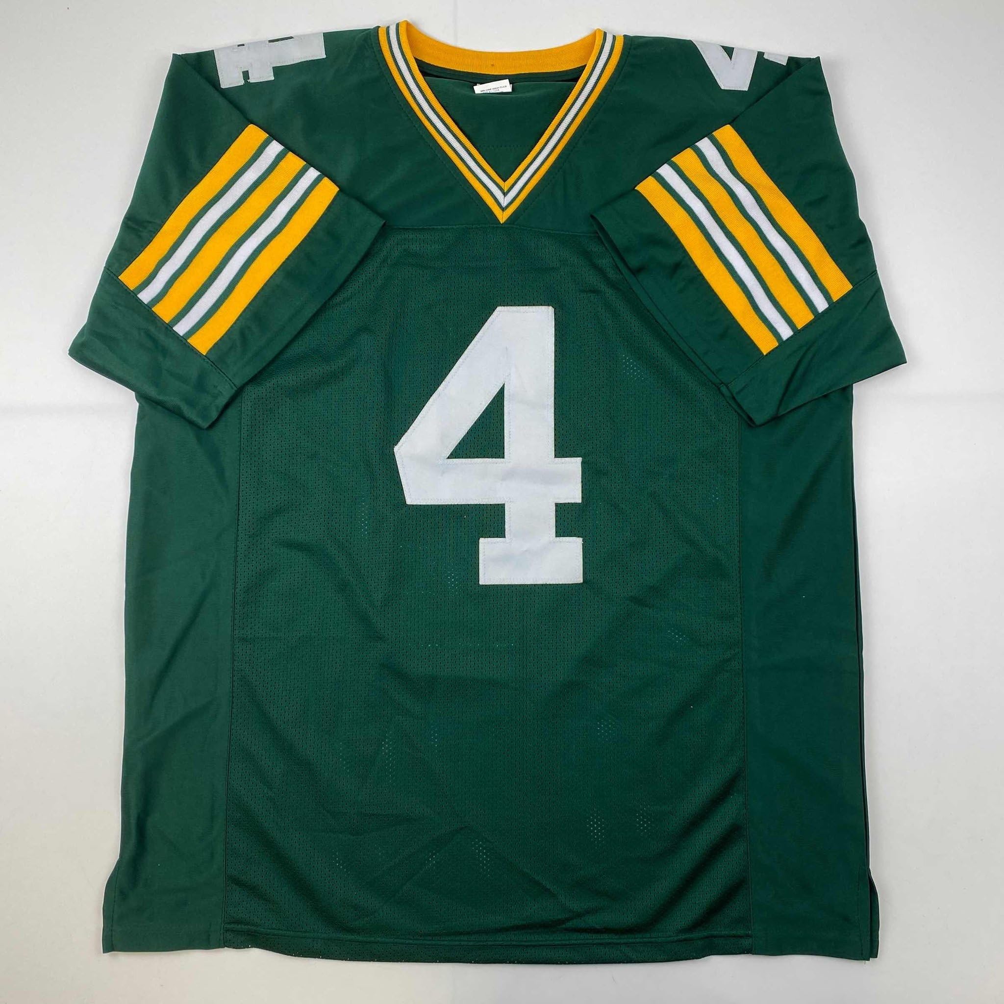 Facsimile Autographed Brett Favre Green Bay Green Reprint Laser