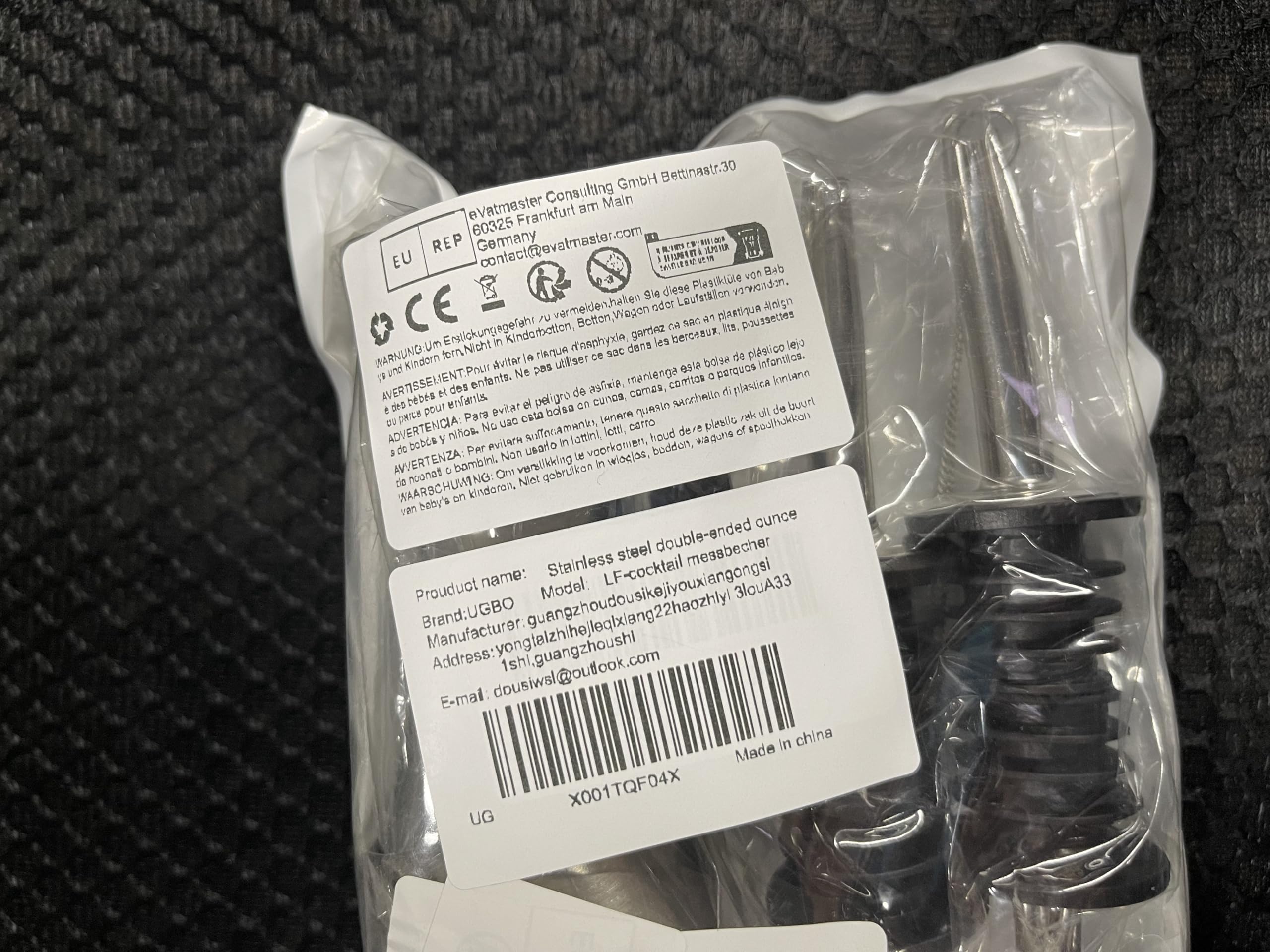 Koktajl Jigger kubek z miarką ze stali nierdzewnej 3 cl/4 cl/5cl, zestaw miseczek do pomiaru ginu, małe, podwójne wymiary, z 4 dzióbkami do butelek, 3 szczotki, akcesoria dla barmana, 3 sztuki