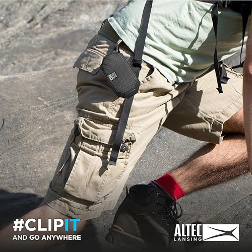 Miniatura 6 de Altec Lansing IMW257 Mini H2O - parlante Bluetooth a prueba de agua, arena, nieve y golpes IMW257-BLK