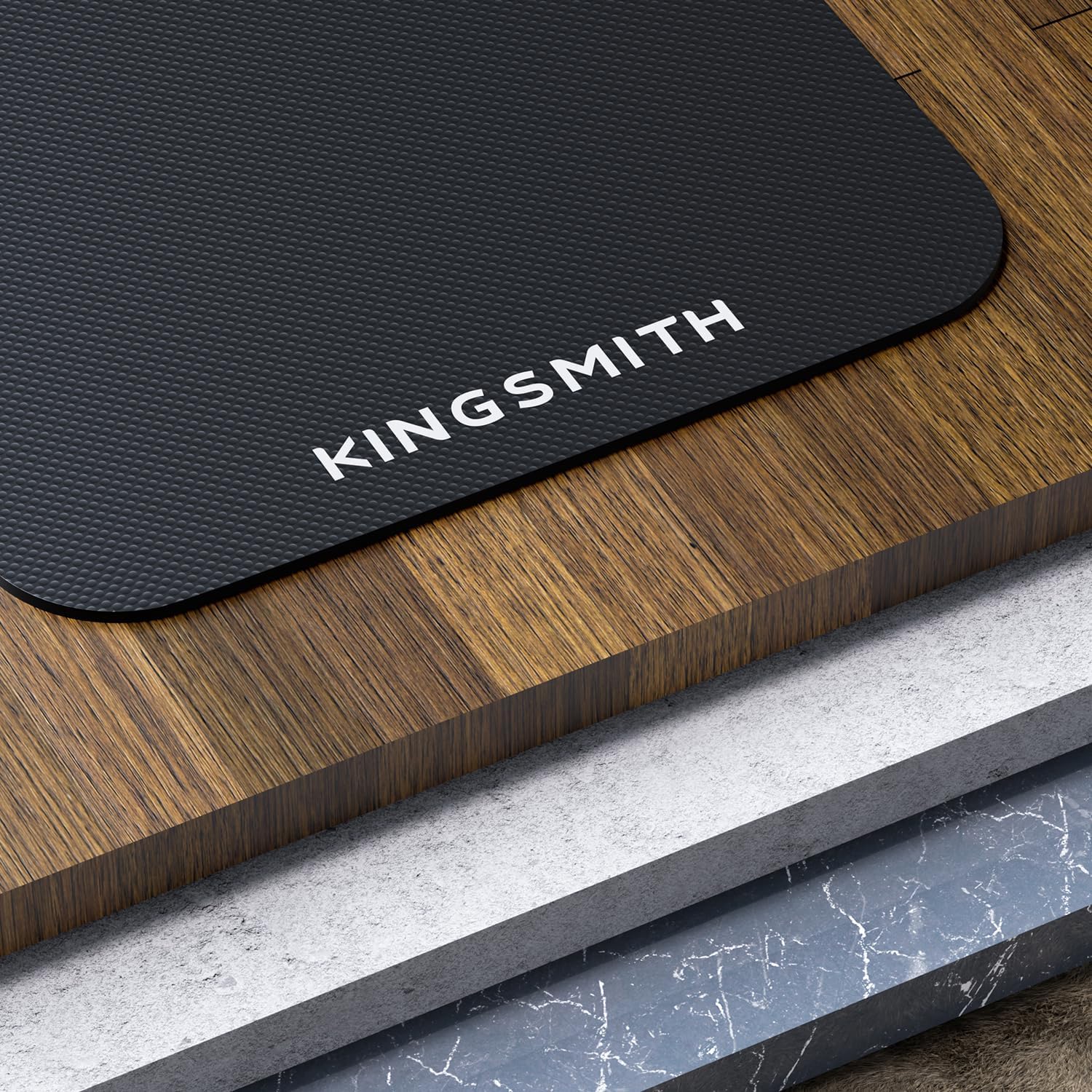 KINGSMITH Rowing Machine Mat, Anti-Slip Rower Mat for KINGSMITH Tri-Fold Rower Machine