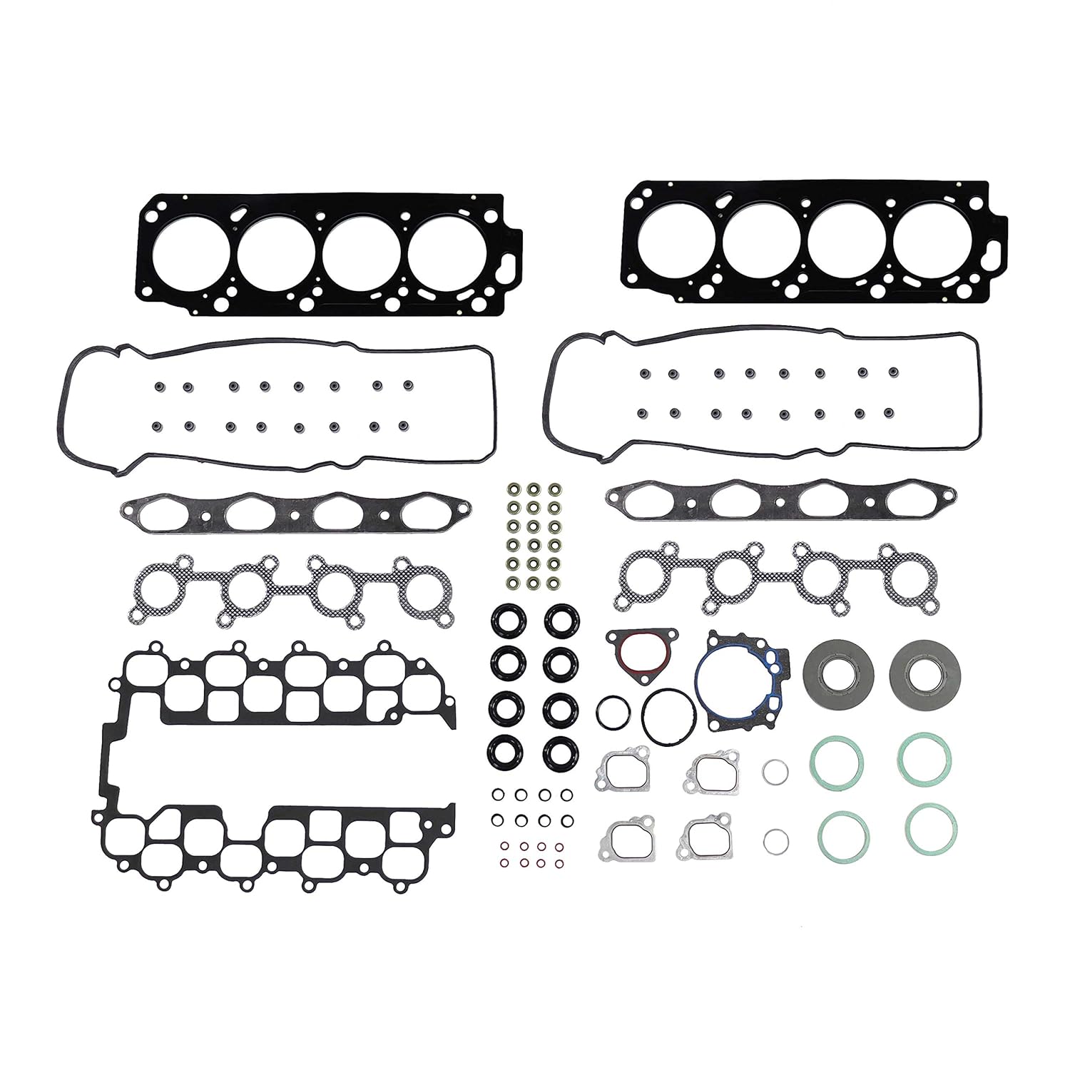 DNJ HGS972 Head Gasket Set for 1998-2004 Lexus, Toyota 4Runner, GX470, Land Cruiser 4.7L V8 32V DOHC 4663cc