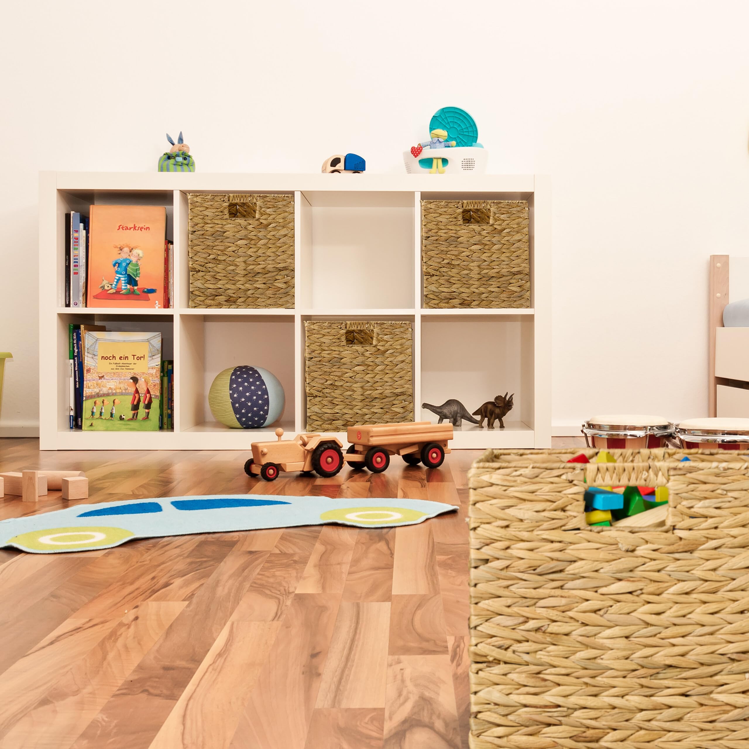 Relaxdays opbergmand set van 3 - opbergbox - opberger - stapelbaar