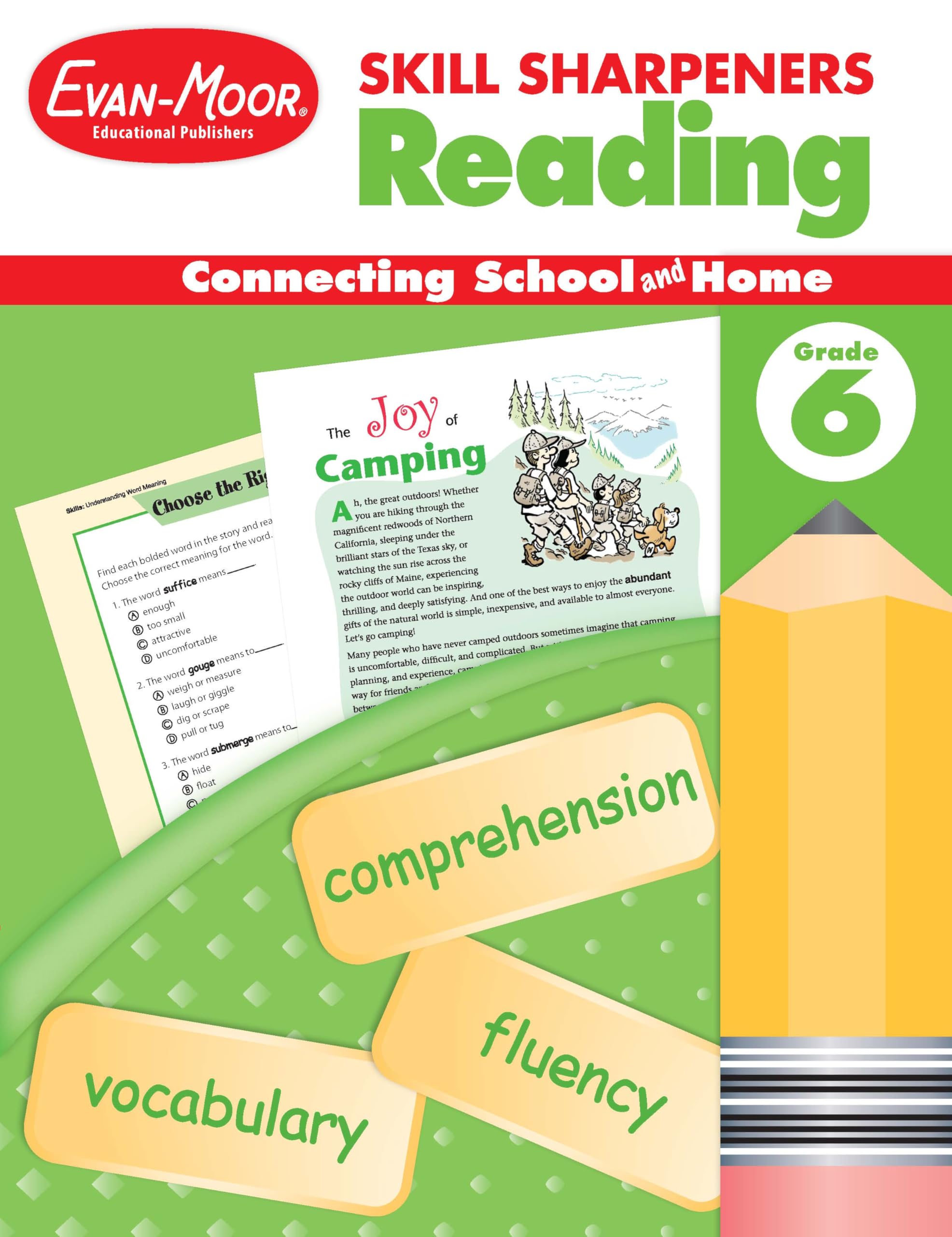 Skill Sharpeners: Reading, Grade 6 Workbook