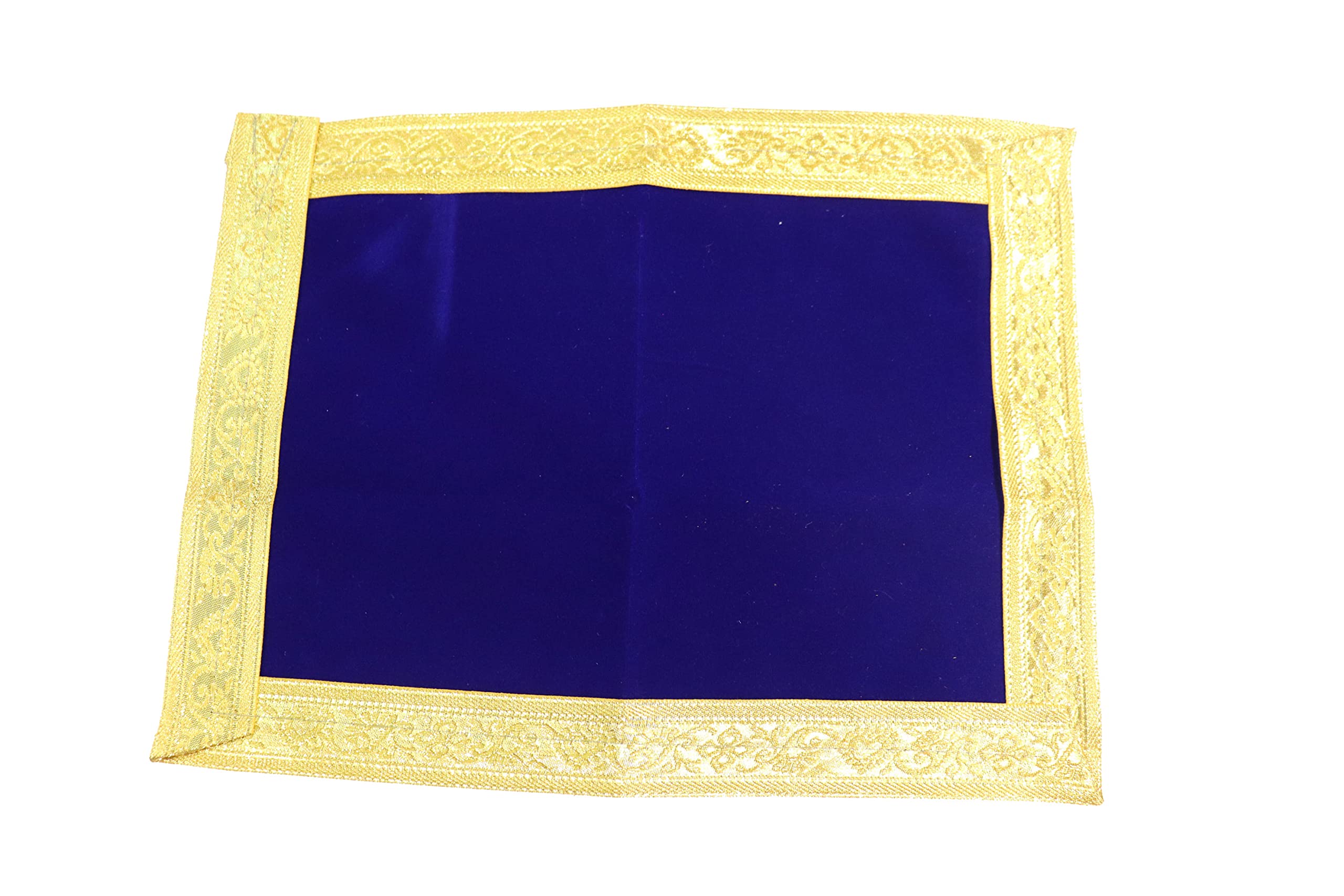 Reliable Multicolour Puja Assan Velvet Puja Cloth/Puja Aasan/Puja Chowki Assan Plain Velvet Puja Altar Cloth for Pooja Home Mandir, Temple and Pooja Ghar Size - 10 * 13 Inch (Pack of 5) - Image 6 thumbnail