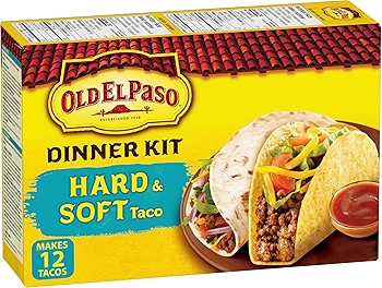 Old El Paso Taco Kit - Hard & Soft Tortillas with Sauce and Seasoning