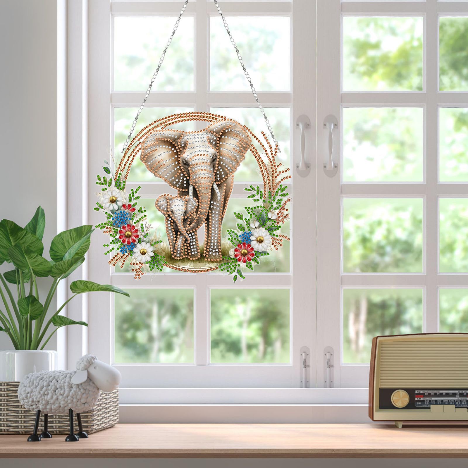 DCIDBEI 5D Diamond Painting Full Set 4 Stück 30x40 Cm Koala Faultier Diamant Malerei Kits Malen