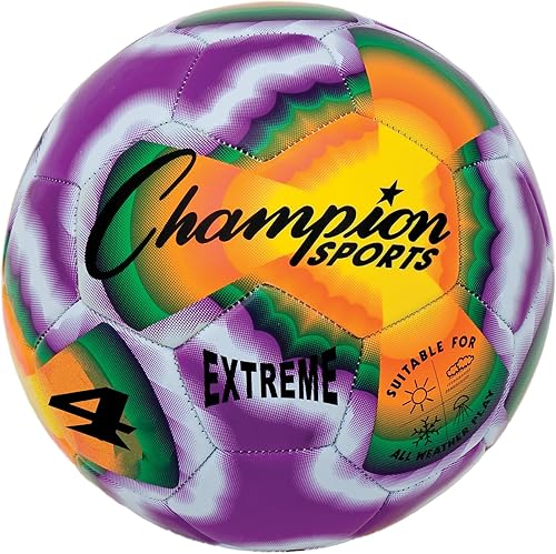Champion Sports Balón de fútbol Tie Dye