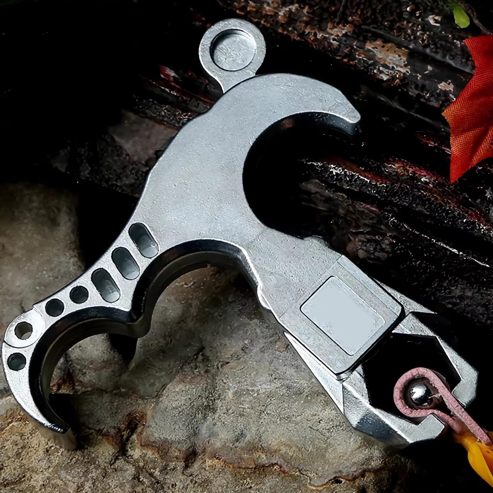 Dispositivo di Rilascio per Fionda Portatile in Acciaio Inossidabile Impugnatura di Rilascio per Fionda Accessori per Tiro a Segno e Pesca Freccette per Tiro a Segno