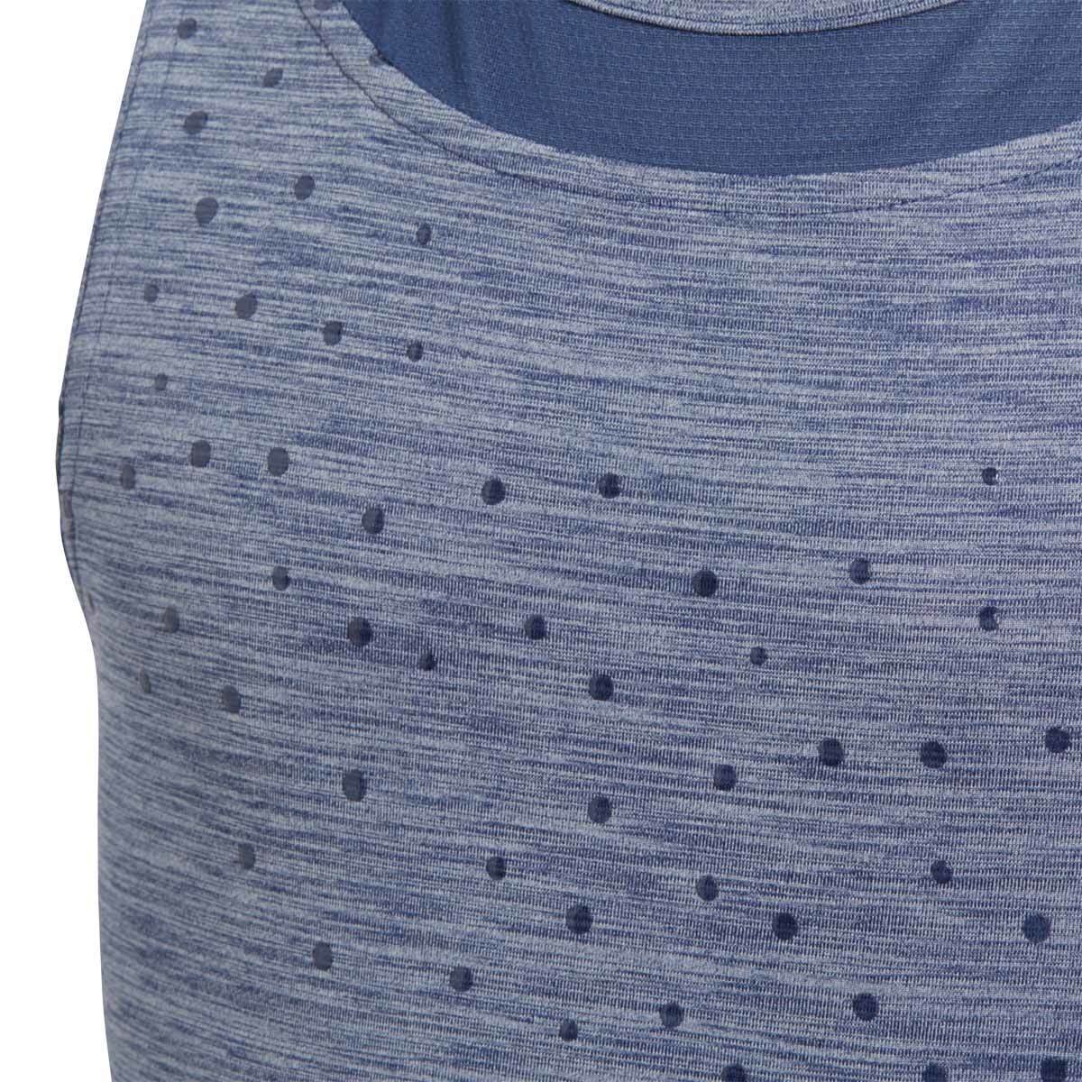 adidas Mädchen, Dotty Tank-Top Blau, Hellgrau