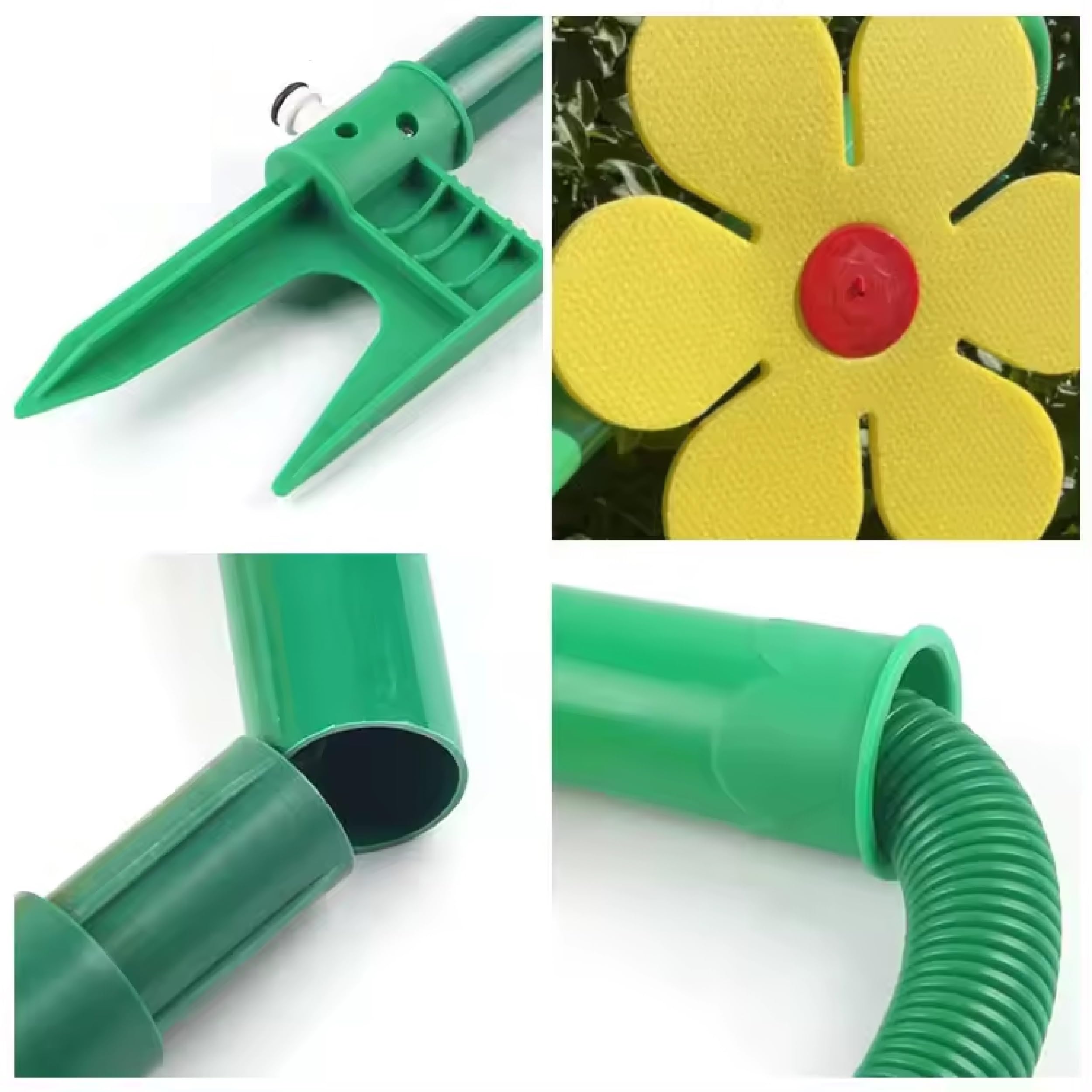 Neustanlo | Rasensprinkler Tanzende Blume | Farbe: Gelb | Bewässerung Sprenger beweglich | der ideale Spaß für den Garten
