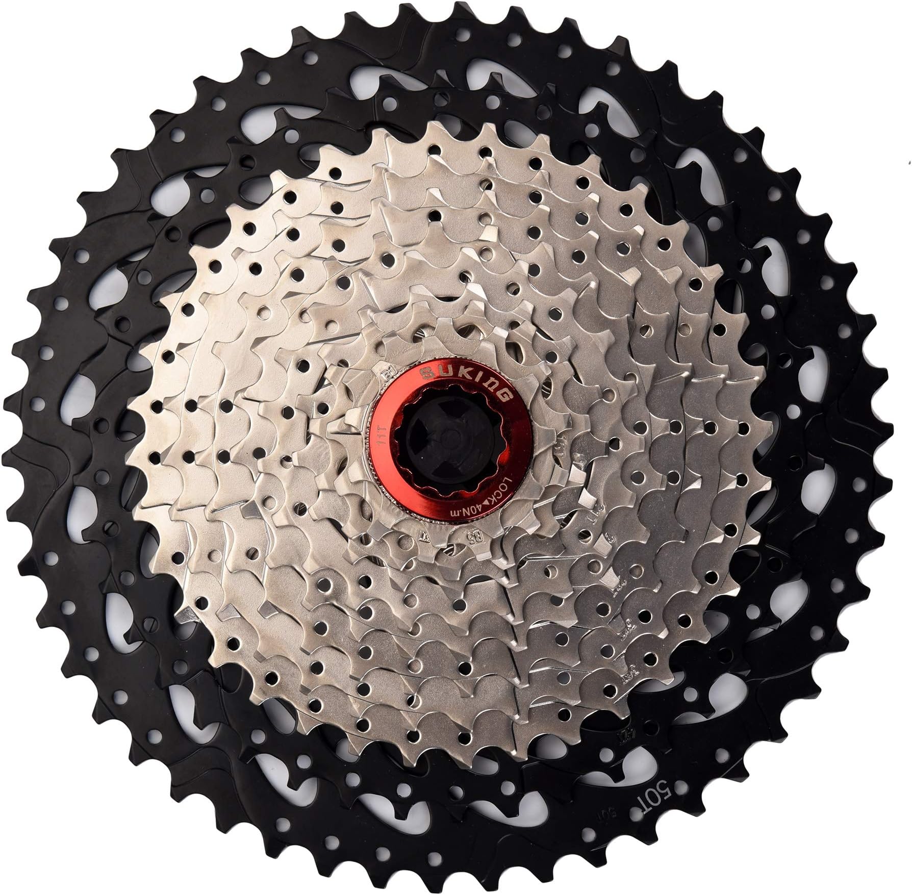 CYSKY11 Speed Cassette 11-25T/11-28T/11-32T/11-36T/11-40T/11-42T/11-46T/11-50T Compatible with Shimano/Sunrace/Sram Bike Freewheel, Fit for Mountain Bike, Road Bike, MTB, BMX