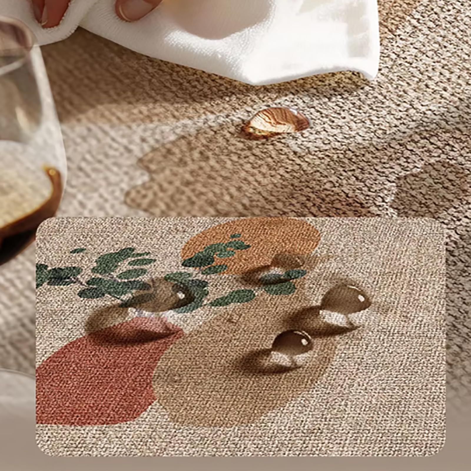 Genérico Felpudo Terciopelo De Cristal para Uso Doméstico,Antideslizante La Entrada,B,80x100cm(31x39inch) | Elimina la suciedad y el polvo; absorbe agua