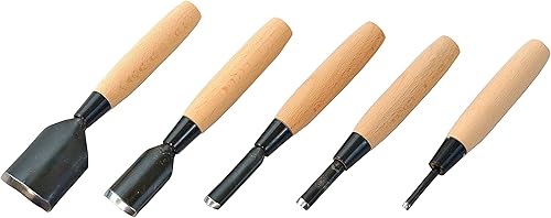 Miniatura 6 de KAKURI Herramienta de perforación de esquina de cuero pequeña de 0.177in fabricada en Japón, cuchillo cortador de cuero profesional semicircular U