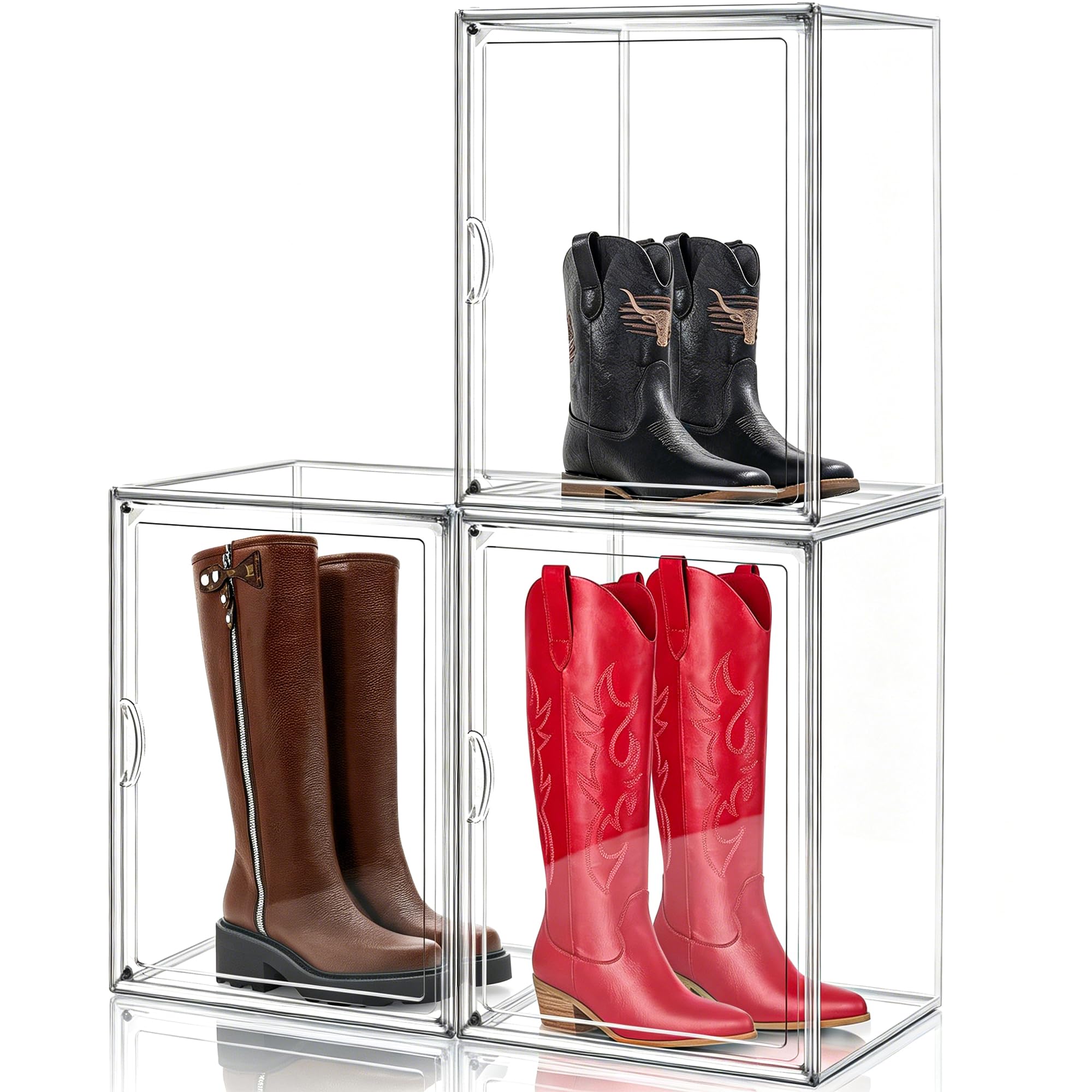 EZJOB Acryl Schuh Box Klare Schuh Display Case Sneaker Transparente