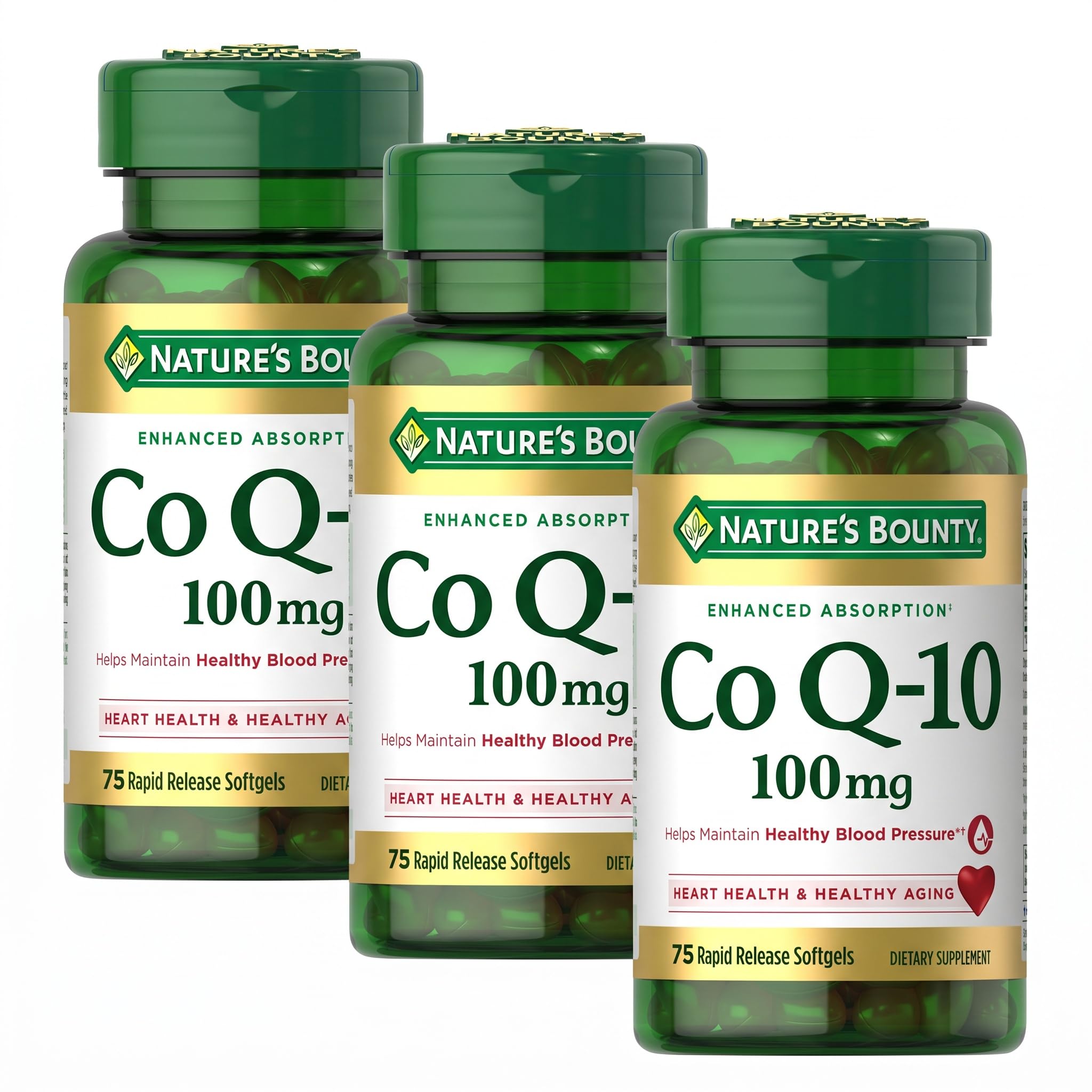 Nature's Bounty CoQ10 100mg for Heart Health Support, 45 Softgels — Amazon image 10