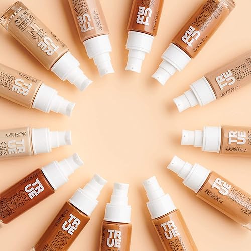 Catrice | True Skin Foundation 40 & The Hydrator Plump & Fresh Primer Bundle | Full Coverage Makeup | Vegan & Cruelty Free