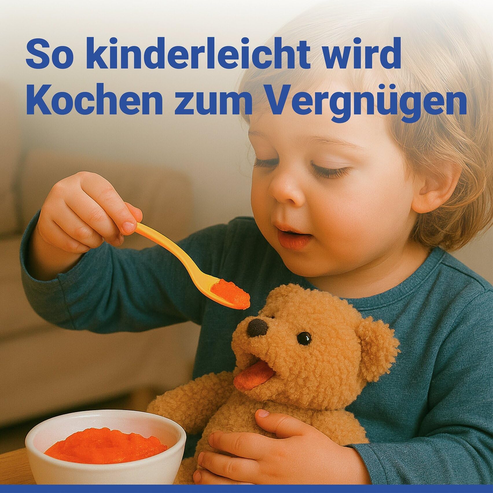 Multi-Presse XL aus Edelstahl, große Kartoffelpresse und Küchenpresse mit 4 Einsätzen, 330 ml Volumen, rutschfeste Silikon-Griffe, spülmaschinengeeignet