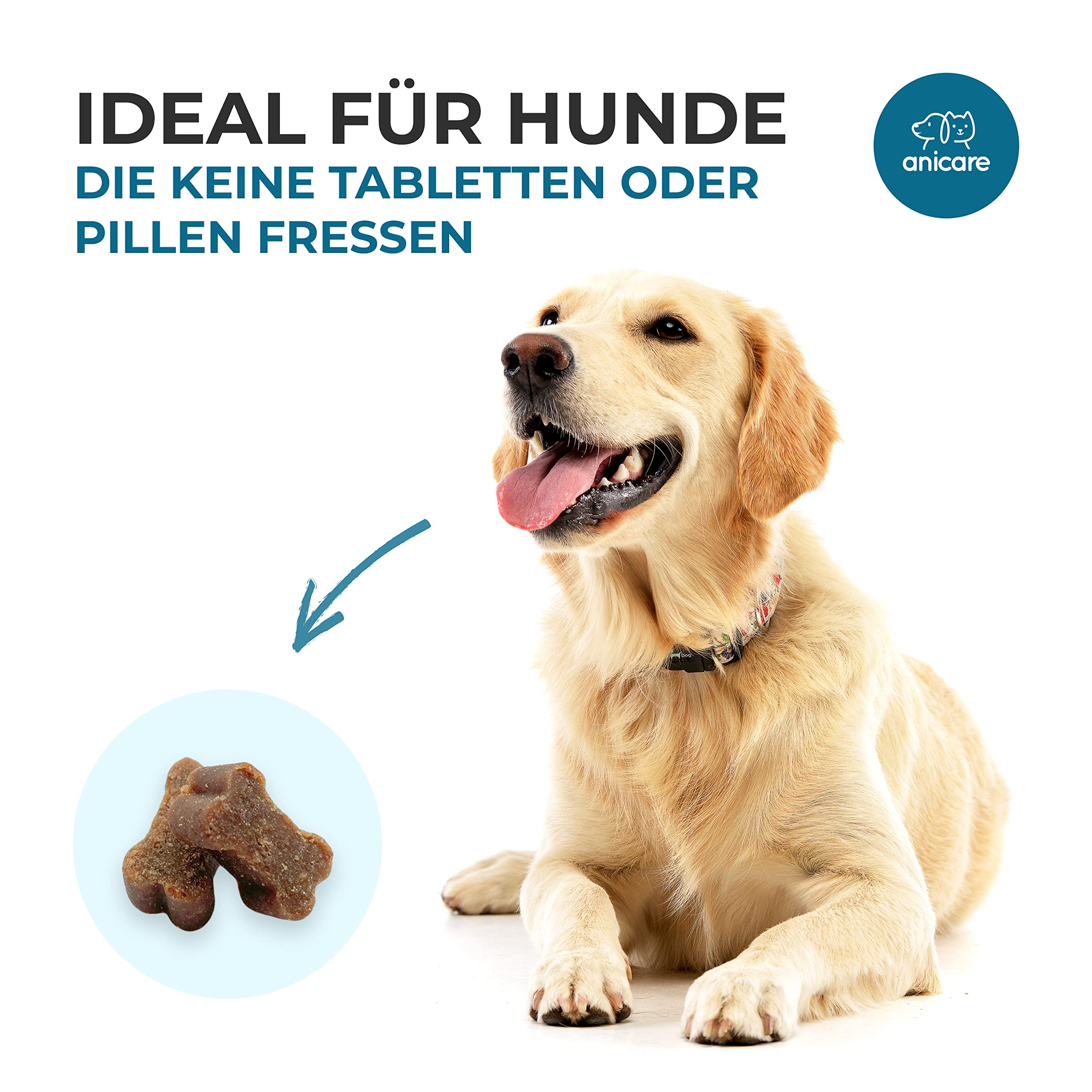 Anicare Premium Joint Care - Hochkonzentrierte Chews für Hunde, die Gelenktabletten ablehnen! Mit Glucosamin, Chondroitin, MSM und Grünlippmuschel