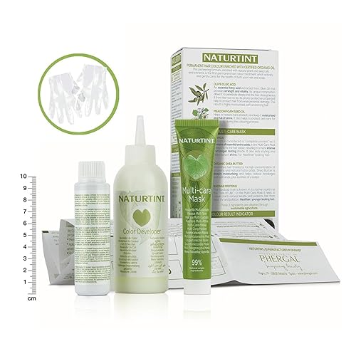 Vista 182 de Naturtint - Tinte permanente para el cabello, Paquete de 6, marrón claro (Light Chestnut Brown)