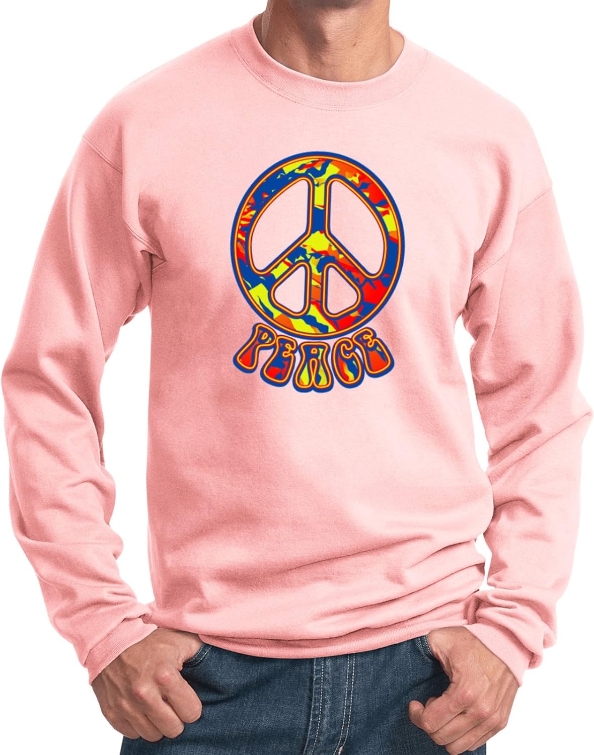 Buy Cool Shirts Funky Peace Sign Sweatshirt